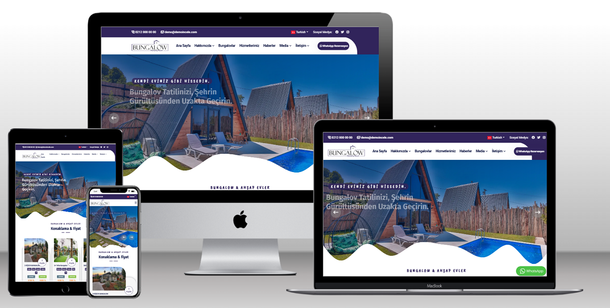 Bungalow Web Site Paketi Dakik63
