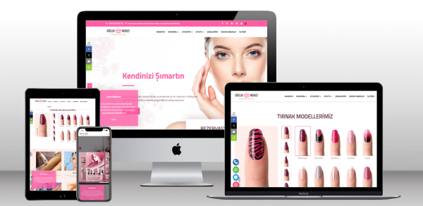 Kuaför-Güzellik-Spa Web Site Paketi Dakik67